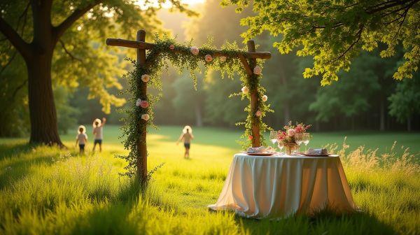 Votre mariage en plein air : optez pour le service traiteur fouées !